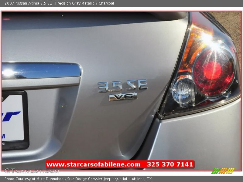 Precision Gray Metallic / Charcoal 2007 Nissan Altima 3.5 SE