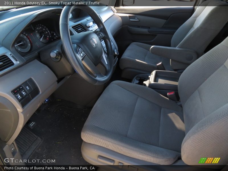 Smoky Topaz Metallic / Truffle 2011 Honda Odyssey EX