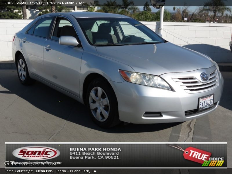 Titanium Metallic / Ash 2007 Toyota Camry LE