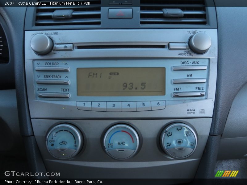 Titanium Metallic / Ash 2007 Toyota Camry LE
