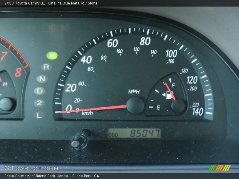 Catalina Blue Metallic / Stone 2003 Toyota Camry LE