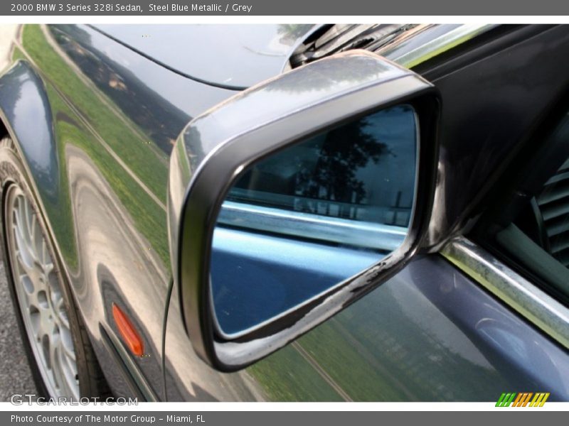 Steel Blue Metallic / Grey 2000 BMW 3 Series 328i Sedan