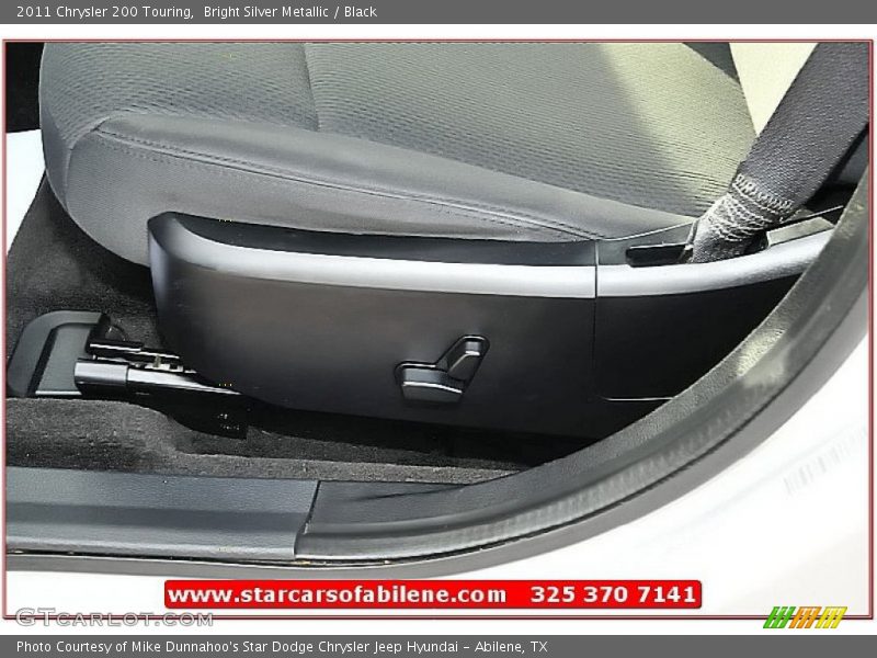 Bright Silver Metallic / Black 2011 Chrysler 200 Touring