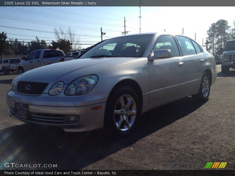 Millennium Silver Metallic / Ivory 2005 Lexus GS 300