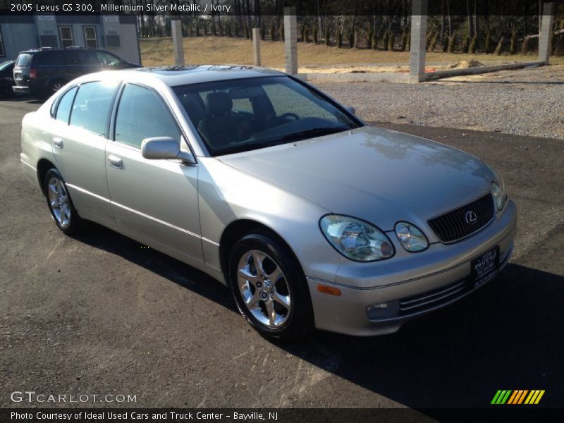Millennium Silver Metallic / Ivory 2005 Lexus GS 300