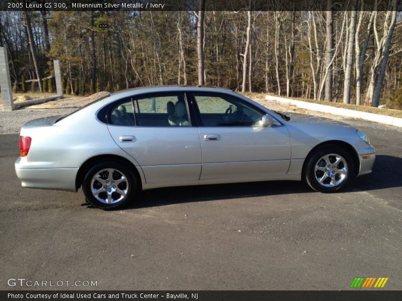Millennium Silver Metallic / Ivory 2005 Lexus GS 300