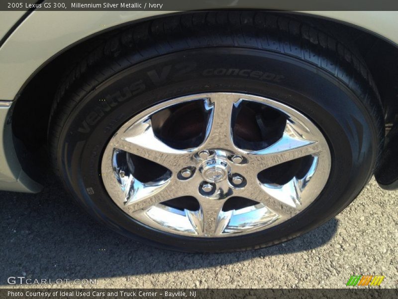 Millennium Silver Metallic / Ivory 2005 Lexus GS 300