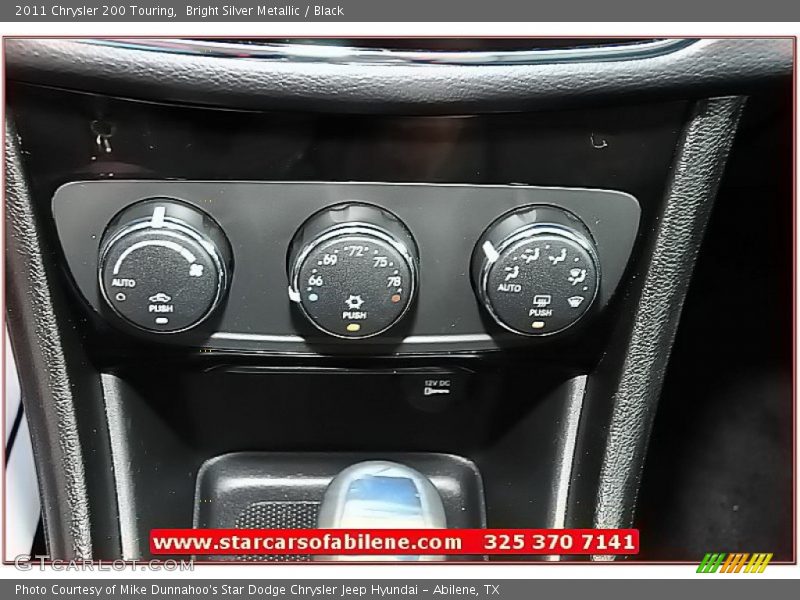 Bright Silver Metallic / Black 2011 Chrysler 200 Touring
