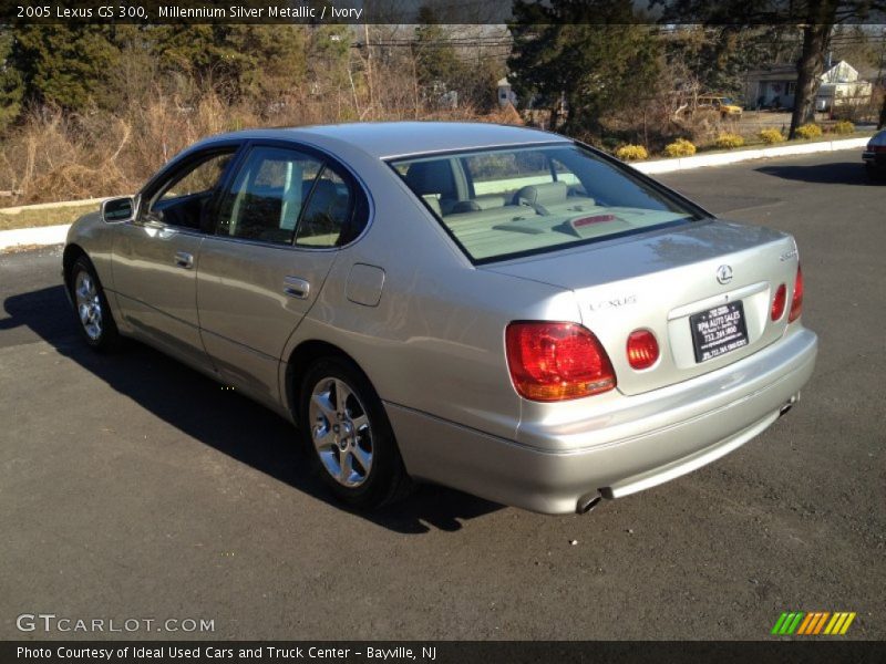 Millennium Silver Metallic / Ivory 2005 Lexus GS 300