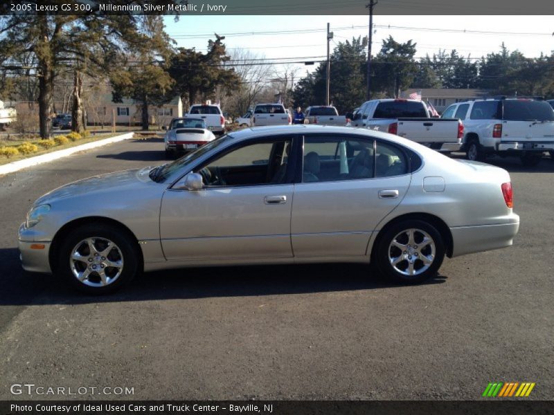 Millennium Silver Metallic / Ivory 2005 Lexus GS 300