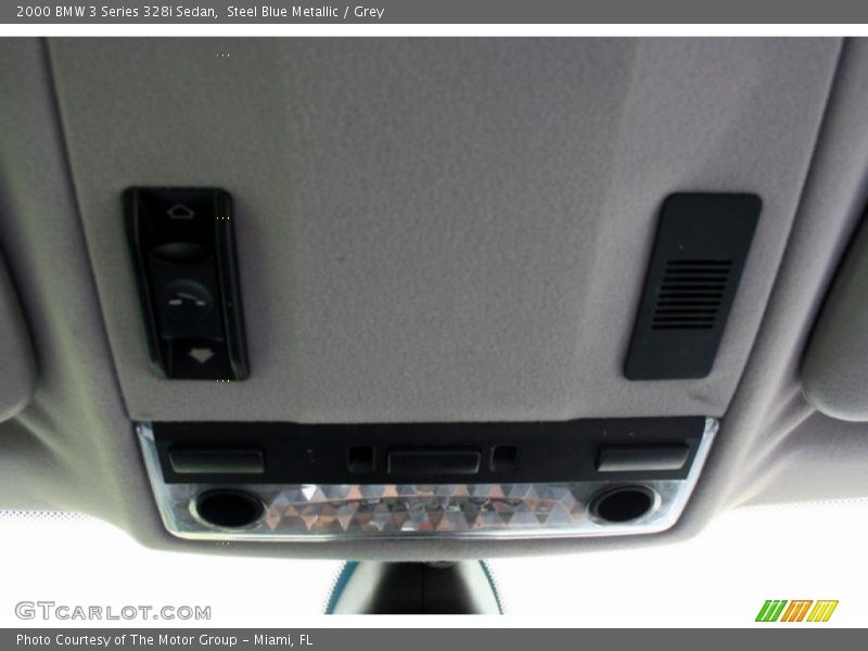 Steel Blue Metallic / Grey 2000 BMW 3 Series 328i Sedan