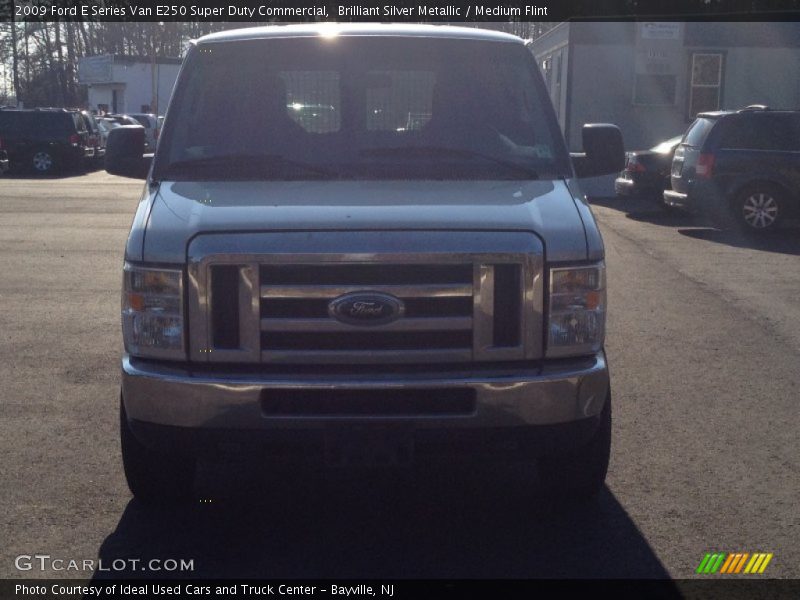 Brilliant Silver Metallic / Medium Flint 2009 Ford E Series Van E250 Super Duty Commercial