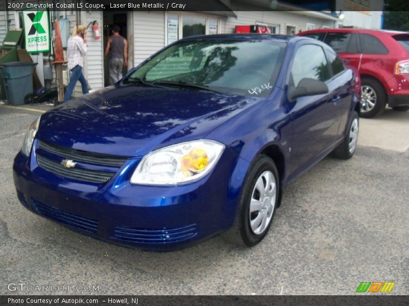 Laser Blue Metallic / Gray 2007 Chevrolet Cobalt LS Coupe
