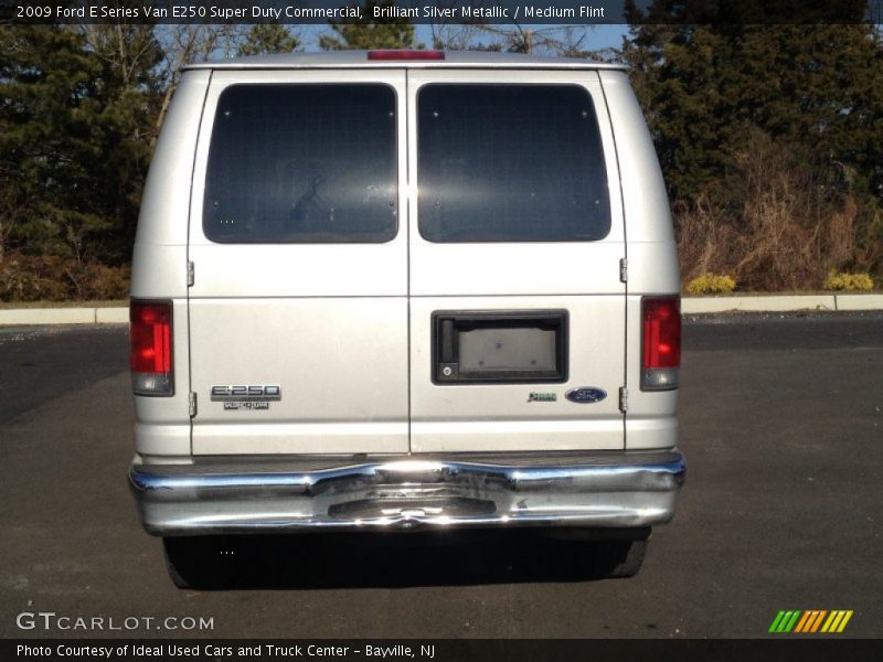Brilliant Silver Metallic / Medium Flint 2009 Ford E Series Van E250 Super Duty Commercial