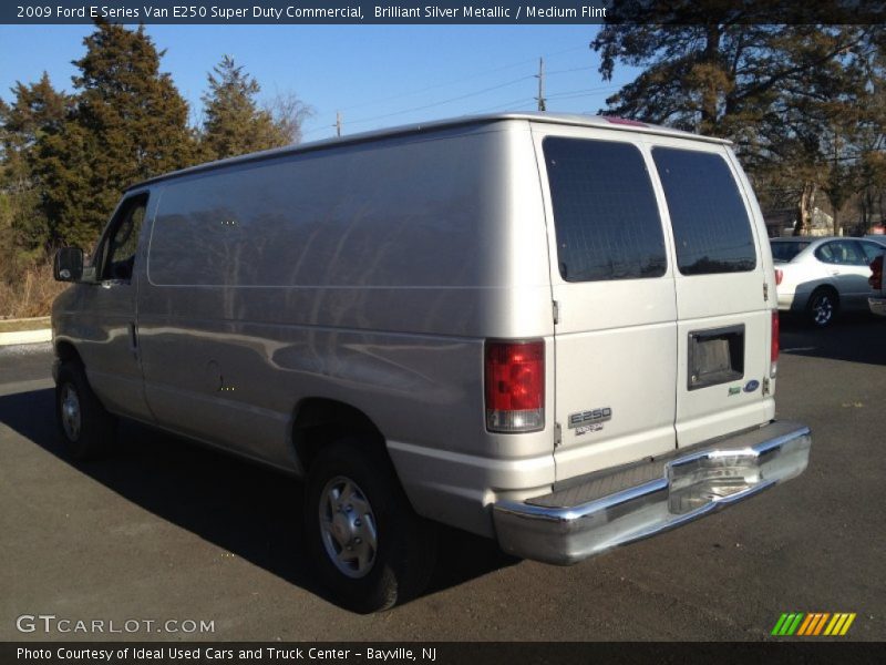 Brilliant Silver Metallic / Medium Flint 2009 Ford E Series Van E250 Super Duty Commercial