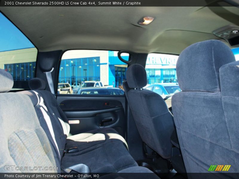 Summit White / Graphite 2001 Chevrolet Silverado 2500HD LS Crew Cab 4x4