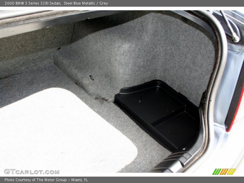 Steel Blue Metallic / Grey 2000 BMW 3 Series 328i Sedan