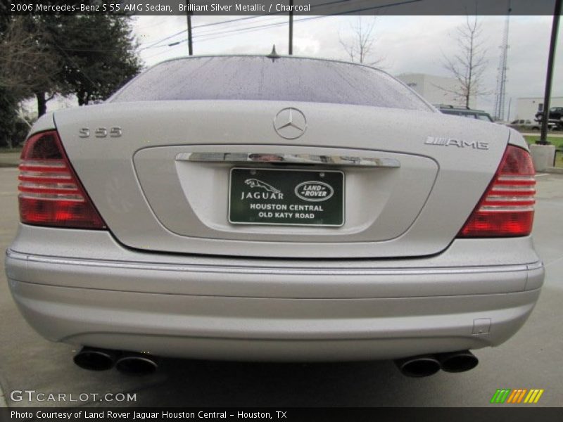 Brilliant Silver Metallic / Charcoal 2006 Mercedes-Benz S 55 AMG Sedan