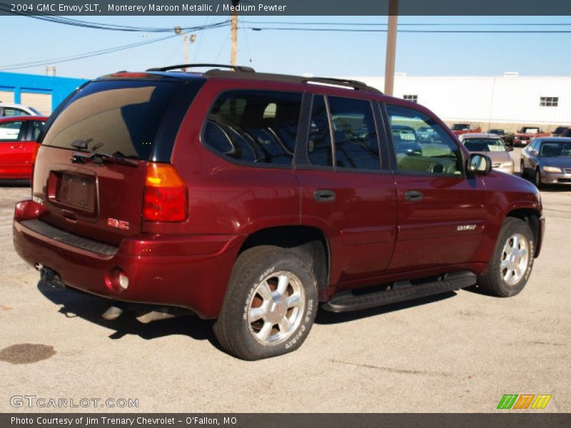 Monterey Maroon Metallic / Medium Pewter 2004 GMC Envoy SLT