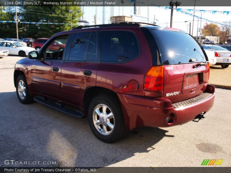 Monterey Maroon Metallic / Medium Pewter 2004 GMC Envoy SLT