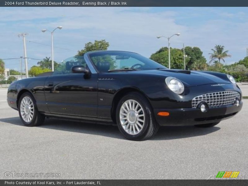 Evening Black / Black Ink 2004 Ford Thunderbird Deluxe Roadster