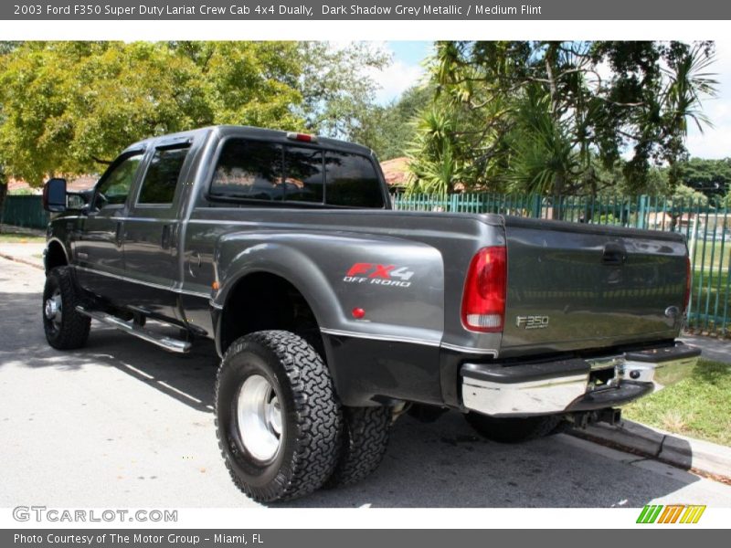 Dark Shadow Grey Metallic / Medium Flint 2003 Ford F350 Super Duty Lariat Crew Cab 4x4 Dually