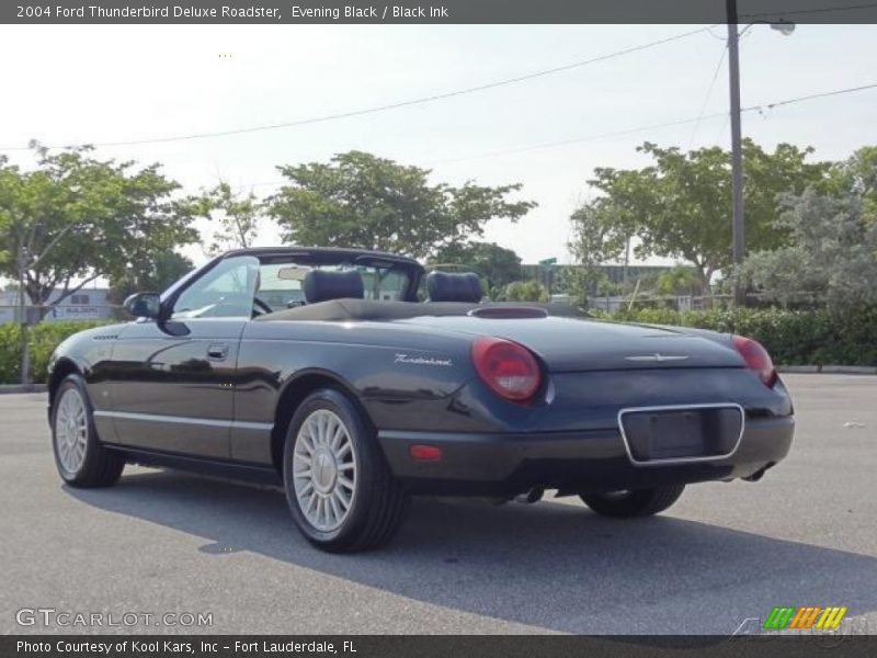 Evening Black / Black Ink 2004 Ford Thunderbird Deluxe Roadster