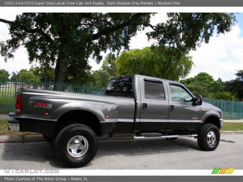 Dark Shadow Grey Metallic / Medium Flint 2003 Ford F350 Super Duty Lariat Crew Cab 4x4 Dually