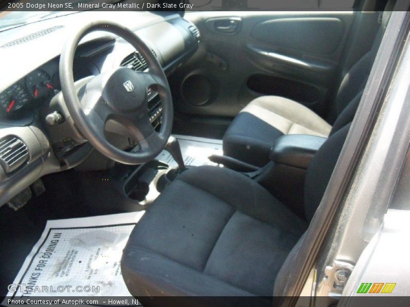 Mineral Gray Metallic / Dark Slate Gray 2005 Dodge Neon SE