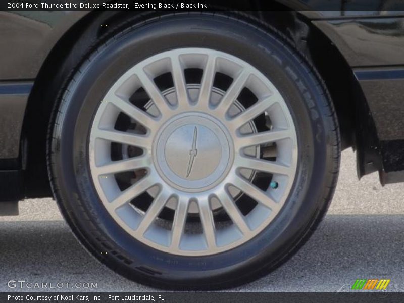 Evening Black / Black Ink 2004 Ford Thunderbird Deluxe Roadster