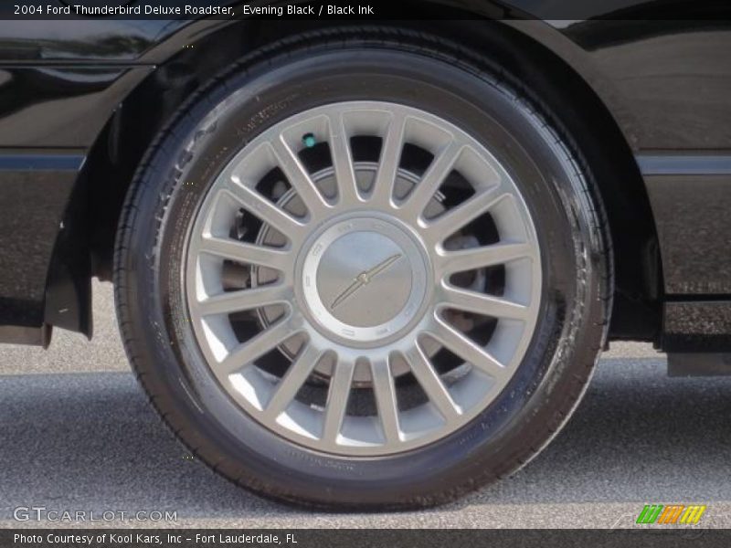 Evening Black / Black Ink 2004 Ford Thunderbird Deluxe Roadster