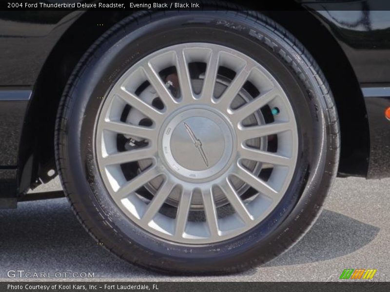 Evening Black / Black Ink 2004 Ford Thunderbird Deluxe Roadster