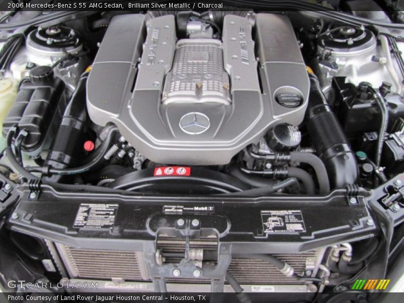  2006 S 55 AMG Sedan Engine - 5.5 Liter Supercharged AMG SOHC 24-Valve V8