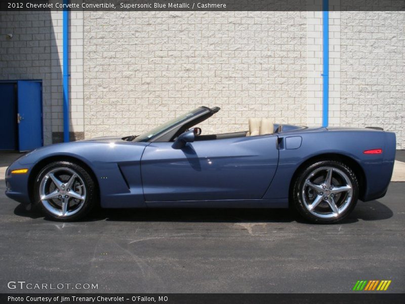  2012 Corvette Convertible Supersonic Blue Metallic