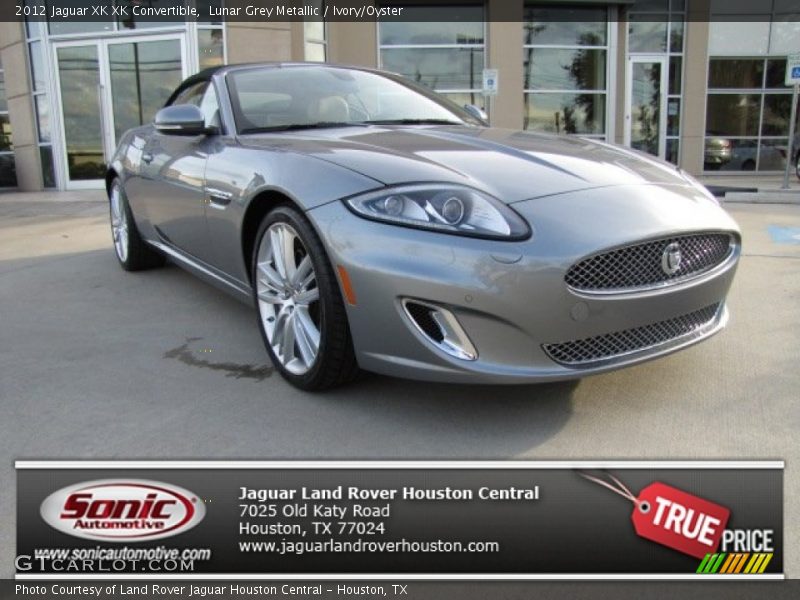 Lunar Grey Metallic / Ivory/Oyster 2012 Jaguar XK XK Convertible