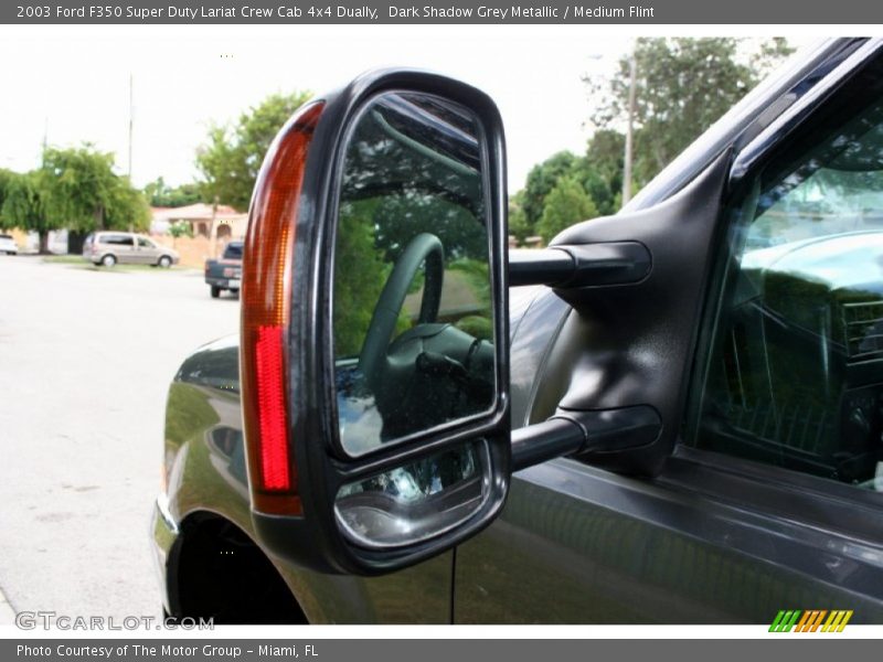 Dark Shadow Grey Metallic / Medium Flint 2003 Ford F350 Super Duty Lariat Crew Cab 4x4 Dually