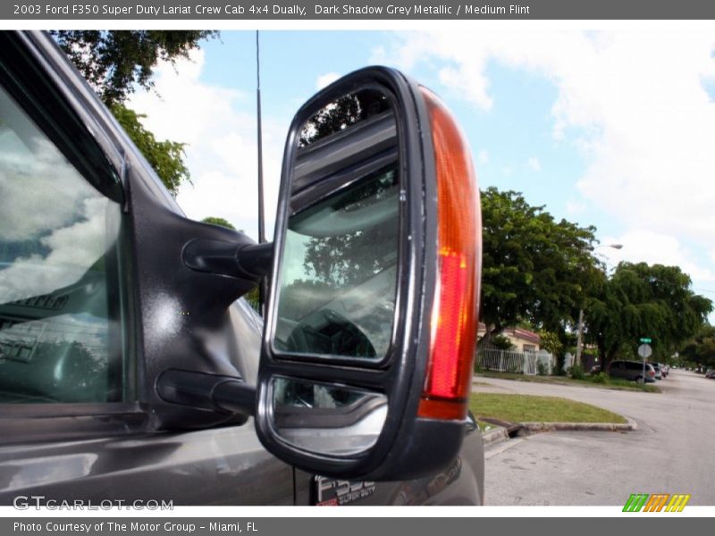 Dark Shadow Grey Metallic / Medium Flint 2003 Ford F350 Super Duty Lariat Crew Cab 4x4 Dually