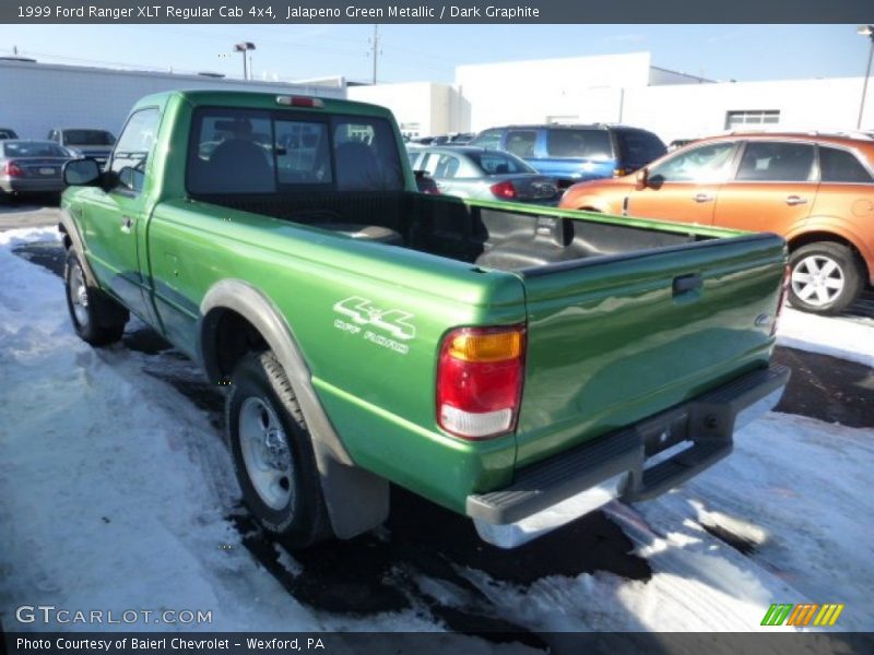  1999 Ranger XLT Regular Cab 4x4 Jalapeno Green Metallic