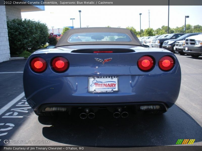 Supersonic Blue Metallic / Cashmere 2012 Chevrolet Corvette Convertible