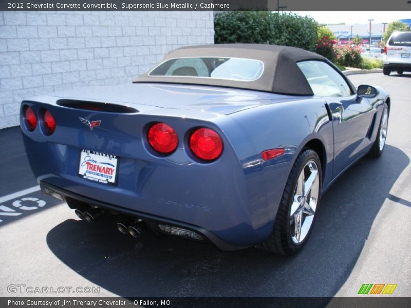 Supersonic Blue Metallic / Cashmere 2012 Chevrolet Corvette Convertible