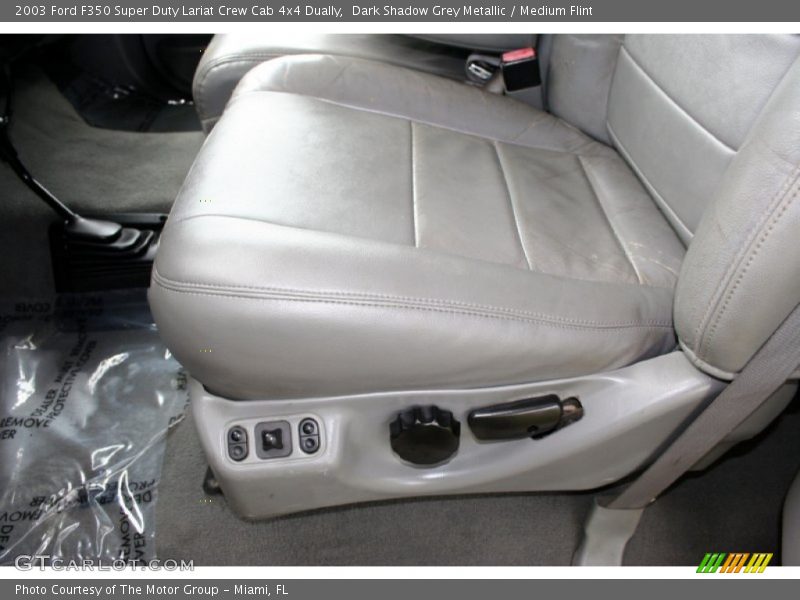 Dark Shadow Grey Metallic / Medium Flint 2003 Ford F350 Super Duty Lariat Crew Cab 4x4 Dually