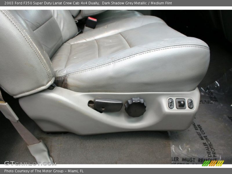 Dark Shadow Grey Metallic / Medium Flint 2003 Ford F350 Super Duty Lariat Crew Cab 4x4 Dually