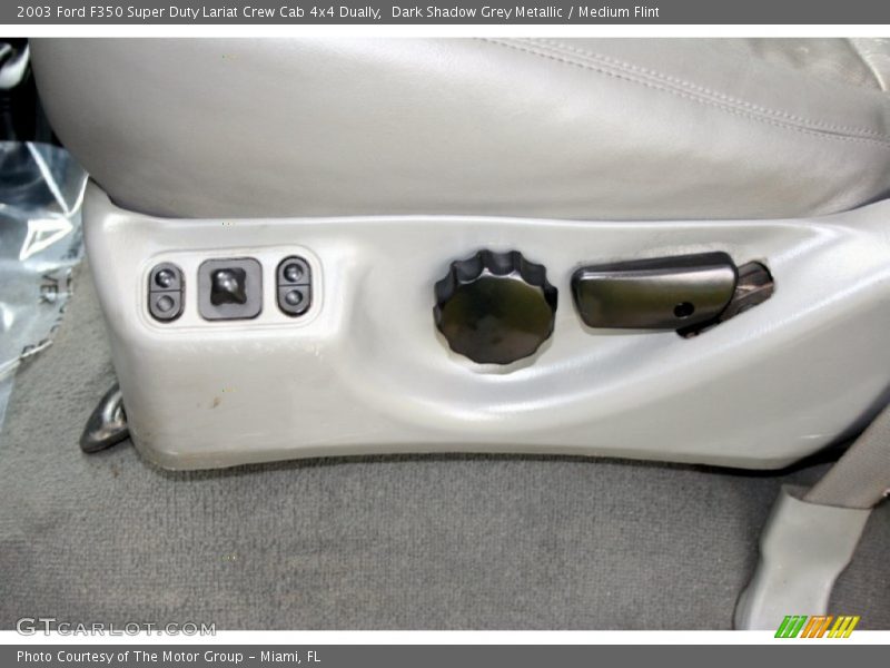 Dark Shadow Grey Metallic / Medium Flint 2003 Ford F350 Super Duty Lariat Crew Cab 4x4 Dually