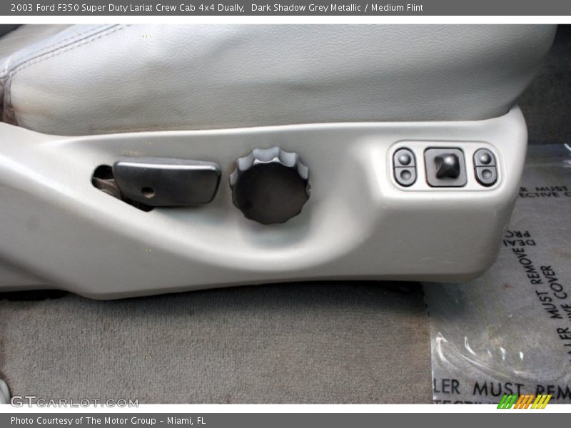 Dark Shadow Grey Metallic / Medium Flint 2003 Ford F350 Super Duty Lariat Crew Cab 4x4 Dually