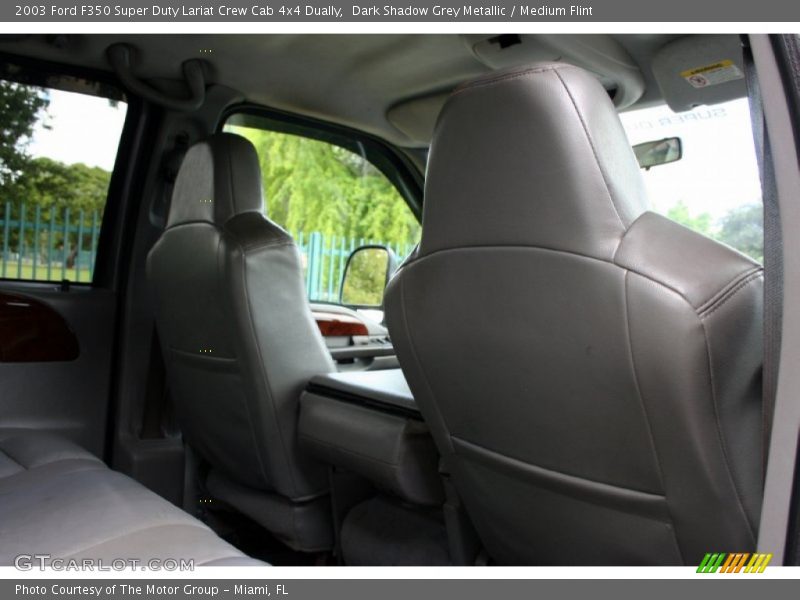 Dark Shadow Grey Metallic / Medium Flint 2003 Ford F350 Super Duty Lariat Crew Cab 4x4 Dually