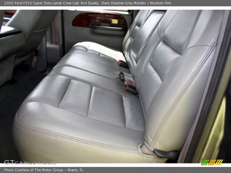 Dark Shadow Grey Metallic / Medium Flint 2003 Ford F350 Super Duty Lariat Crew Cab 4x4 Dually