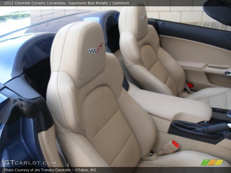  2012 Corvette Convertible Cashmere Interior