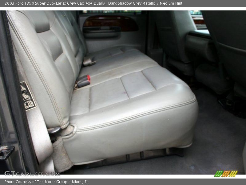 Dark Shadow Grey Metallic / Medium Flint 2003 Ford F350 Super Duty Lariat Crew Cab 4x4 Dually