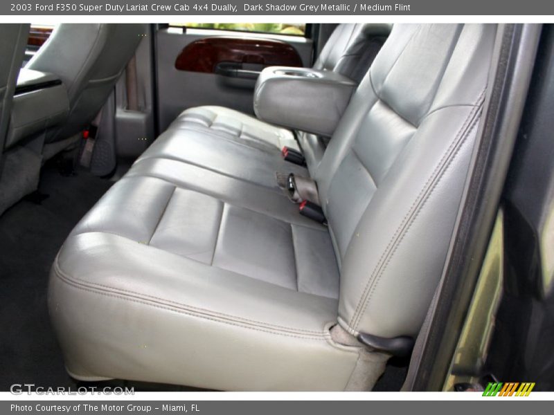 Dark Shadow Grey Metallic / Medium Flint 2003 Ford F350 Super Duty Lariat Crew Cab 4x4 Dually