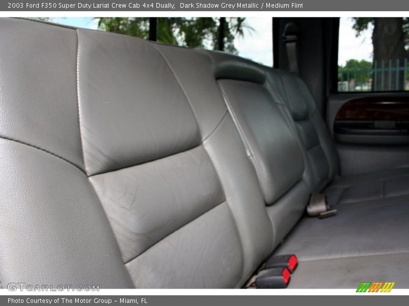 Dark Shadow Grey Metallic / Medium Flint 2003 Ford F350 Super Duty Lariat Crew Cab 4x4 Dually